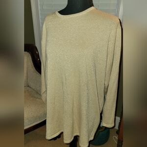 Lane Bryant ✨️Shimmering Gold Top